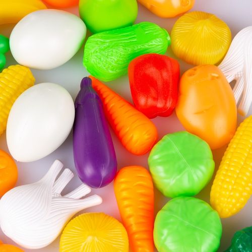 KINDERPLAY PLASTIKOWE WARZYWA OWOCE DO KUCHNI DLA DZIECI 120 elementów na Arena.pl