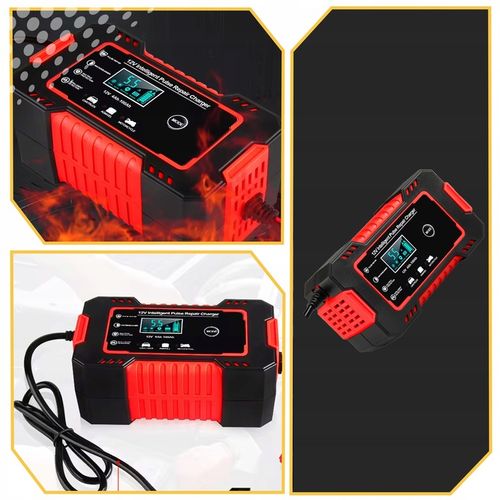 Prostownik automatyczny samochodowy ŁADOWARKA AKUMULATORA smart LCD 12V na Arena.pl