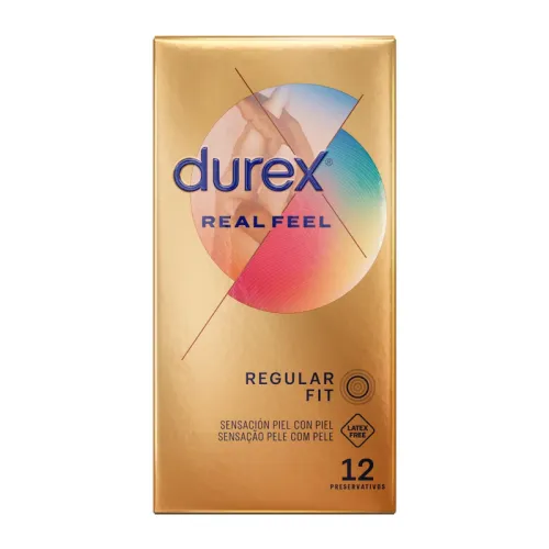 durex realfeel 12 szt. - prezerwatywy bez lateksu, 56 mm na Arena.pl