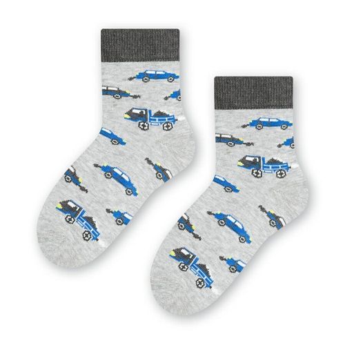 SKARPETY DZIECIĘCE RODZINNE 084 29-31 020 grafitowy/domek na Arena.pl