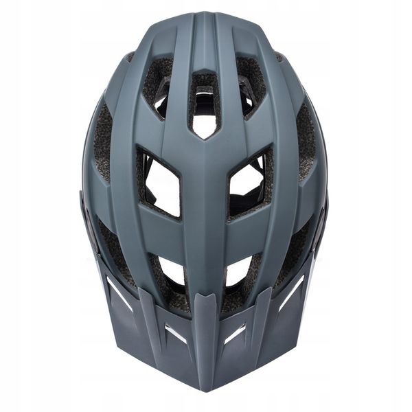 KASK ROWEROWY METEOR STREET M 55-58 IN-MOLD szary zdjęcie 6