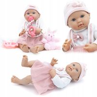 Duża realistyczna Lalka bobas winylowa gumowa Reborn 46cm + AKCESORIA
