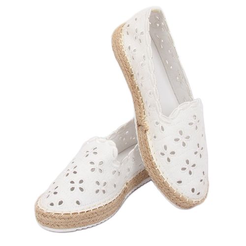 Espadryle ażurowe białe LT112 White r.41 na Arena.pl