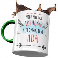 Kubek Zielony Dla Ady Żony Koleżanki Na Prezent Z Nadrukiem Ze Zdjęciem