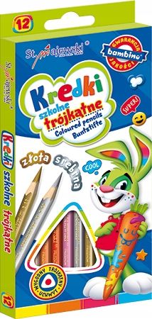 kredki bambino ołówkowe 12kol 18cm 2038 a''10 na Arena.pl