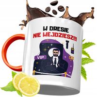 Kubek Pomarańczowy Dla Ochroniarza Prezent Z Nadrukiem Ze Zdjęciem