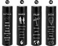 KUBEK TERMICZNY Termos LED GRAWER DO HERBATY KAWY Prezent Na URODZINY LOGO