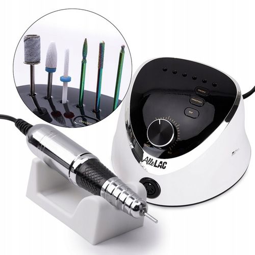 Profesjonalna Frezarka Do Paznokci ALLELAC M12 65W Mocna+ Frezy Nośnik na Arena.pl