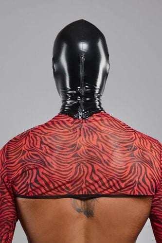 maska na twarz z elastycznego i błyszczącego vinylu   os na Arena.pl