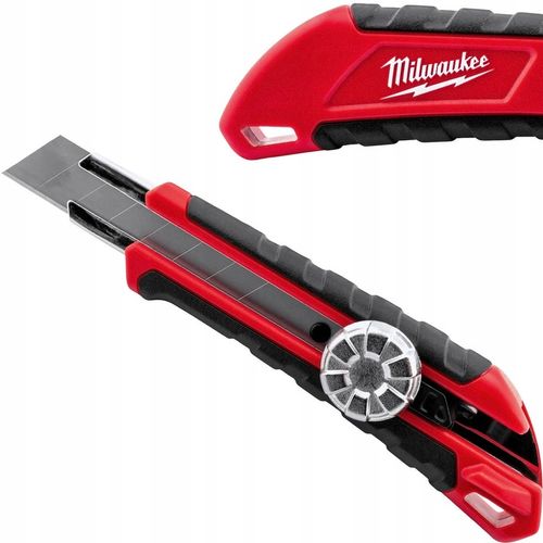 NÓŻ NOŻYK MILWAUKEE Z OSTRZEM ŁAMANYM DO TAPET MOCNY TAPECIAK 18mm na Arena.pl