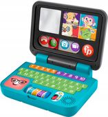 EDUKACYJNY LAPTOP MALUCHA UCZ SIĘ I ŚMIEJ KOLORY ALFABET DŹWIĘK ŚWIATŁO
