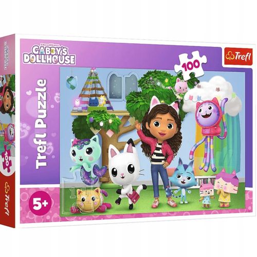 Puzzle Koci Domek Gabi 100 elementów Trefl 16464 na Arena.pl