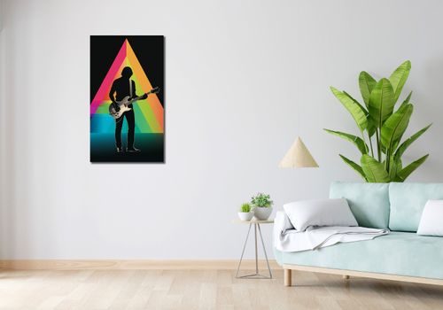 Obraz 50x90cm Pryzmat przez Gitarę na Arena.pl