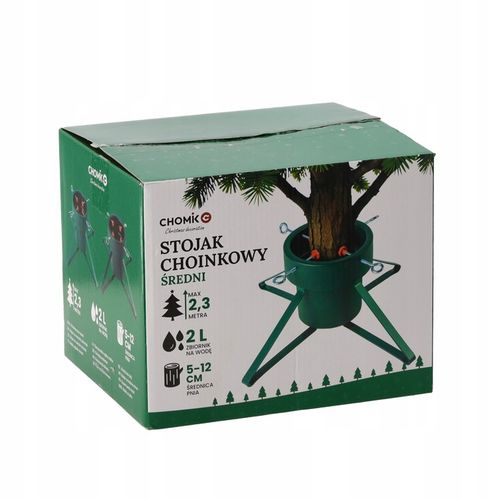 STOJAK CHOINKOWY MASYWNY 5-12 CM Z REGULACJĄ I POJEMNIKIEM NA WODĘ na Arena.pl