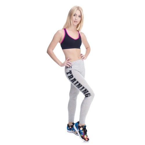 LEGGINSY SZARE LOVE TRAINING na Arena.pl