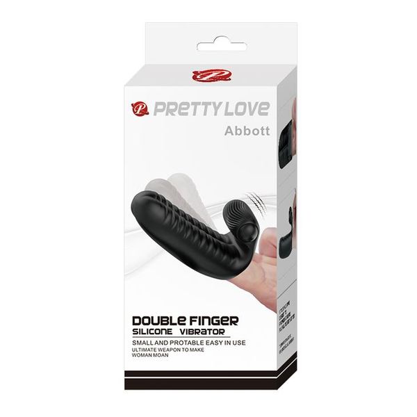 Pretty Love - Abbott Double Finger Vibrator zdjęcie 7