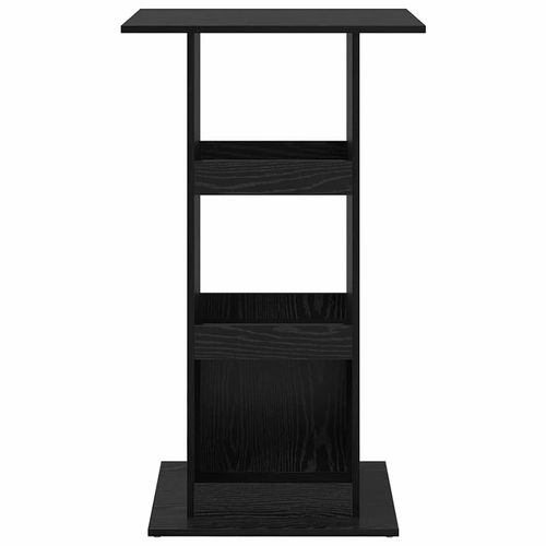 Stół barowy Czarny Dąb 60 x 60 x 100 cm Materiał drewnopochodny na Arena.pl