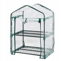 Szklarnia 69 x 49 x 95 cm, folia PVC, metalowa kon
