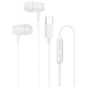 canyon słuchawki dokanałowe sep-5 przewód usb-c białe