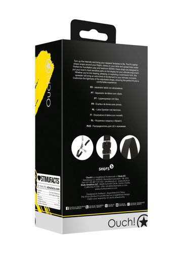 Labia Spreader with Clamps - Black na Arena.pl