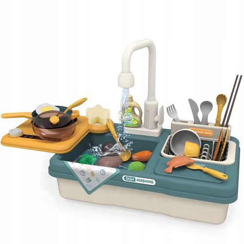 ZLEWOZMYWAK DLA DZIECI ELEKTRYCZNY AKCESORIA OBIEG WODY 31 ELEMENTÓW MATADI na Arena.pl