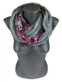 Cienki komin w kwiaty EOK-10 - różne kolory