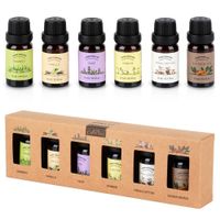 6x Olejki Zapachowe Eteryczne do Kominka Podgrzewacza Sauny Zestaw Olejków