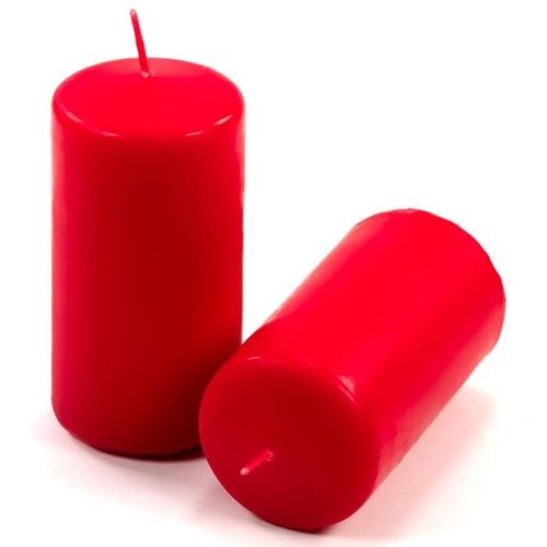 Zestaw świec filarowych, 10 cm, Ø 5 cm, czerwone, 16 szt. na Arena.pl