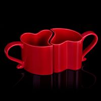 Romantyczne Czerwone Kubeczki dla Zakochanych - 2 sztuki