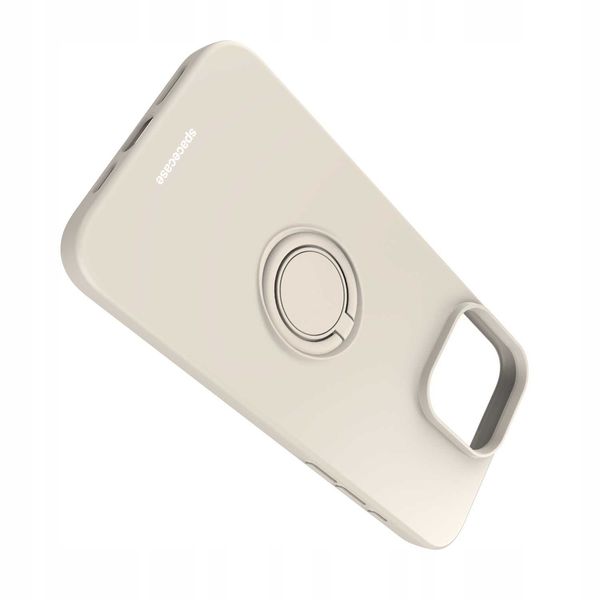 Spacecase Silicone Ring Iphone 15 Pro Max Bone zdjęcie 6