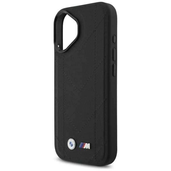 Etui BMW M Quilted Logo MagSafe do iPhone 17 czarny zdjęcie 6