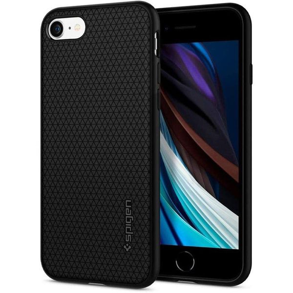 Etui Spigen Liquid Air do Iphone 7 / 8 / SE 2020 Black zdjęcie 1