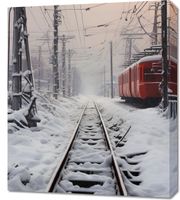 Obraz 60x70cm Podróż po Torach