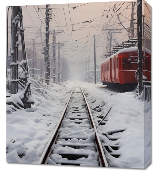 Obraz 60x70cm Podróż po Torach zdjęcie 1