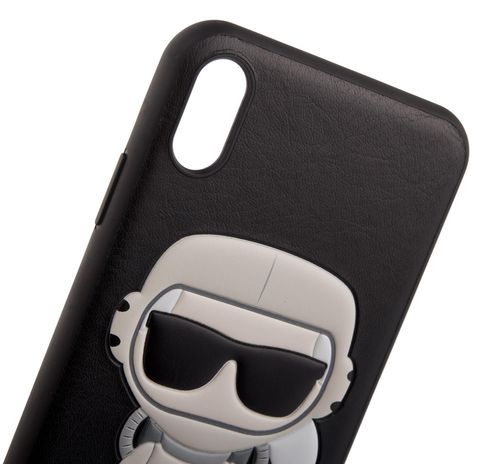 KARL LAGERFELD HARDCASE - iPhone XS Max - BLACK SPACE na Arena.pl