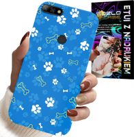 ETUI DO HUAWEI Y7 2018 - ŁAPKI KOŚCI PIES PATROL WZORY DLA DZIECI