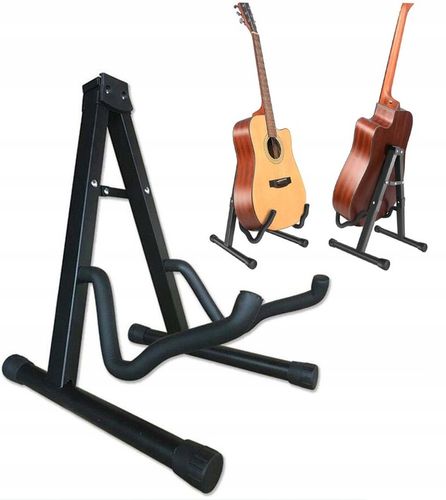 Statyw uniwersalny STOJAK Na każdą gitarę TYP A Składany Uchwyt Piankowy na Arena.pl