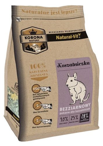 NATURAL VIT Korona Natury pokarm karma dla koszatniczek koszatniczki 750g na Arena.pl