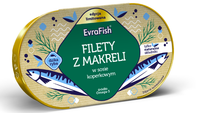EVRA FILET Z MAKRELI W SOSIE KOPERKOWYM 170G