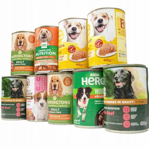 Mokra karma dla psa Puszki Zestaw Mieszany Smaków pakiet 20 szt. x 400g na Arena.pl