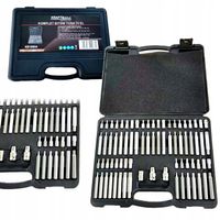 ZESTAW BITÓW KOŃCÓWEK BITY TORX SPLINE IMBUS RIBE 75 SZTUK WALIZKA KD10954