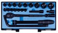 KOMPLET NASADEK 1/2 Z GRZECHOTKĄ I AKCESORIAMI 22 CZ. 4522MXV01 KING TONY