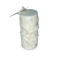 Świeca Dekoracyjna Lilia Biała Sojowa Naturalna Ozdobna Prezent Duża