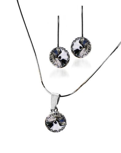 komplet srebro elementy Swarovski® na Arena.pl