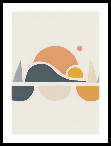 Plakat 64x90cm Pagórki Wyniosłości zdjęcie 3