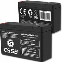 AKUMULATOR 6V 15Ah BEZOBSŁUGOWY DO WAG UPS ZABAWEK