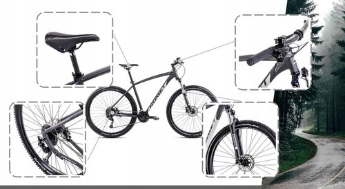 ROWER GÓRSKI MTB 29 ROMET RAMBLER R9.4 SHIMANO OŚWIETLENIE I STOPKA GRATIS na Arena.pl