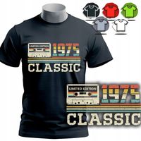 KOSZULKA T-SHIRT MĘSKI - Limitowana classic Kaseta NA 50 URODZINY - S