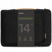 Torba na laptopa INNOSTYLE 14" wodoszczelna, 3-komorowa, czarna