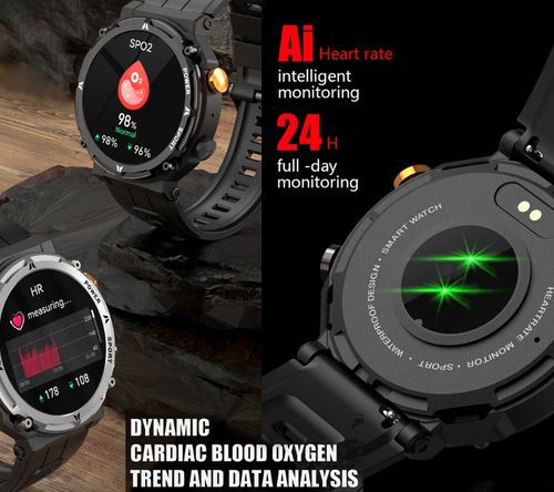 smartwatch męski rubicon rncf25-1 black na Arena.pl